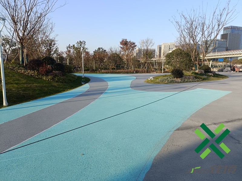 寧波西大河公園透水